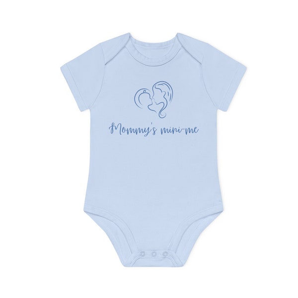 Mommy's mini-me | Organic cotton baby bodysuit | Cute baby gift | UNISEX baby gift | Short sleeve baby bodysuit