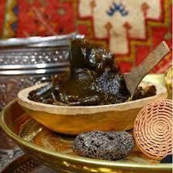 Pure Moroccan black soap and 100% natural