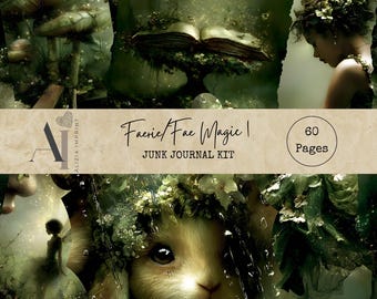Faerie Junk Journal Kit: Enchanted Woodland Ephemera (Digital Download)