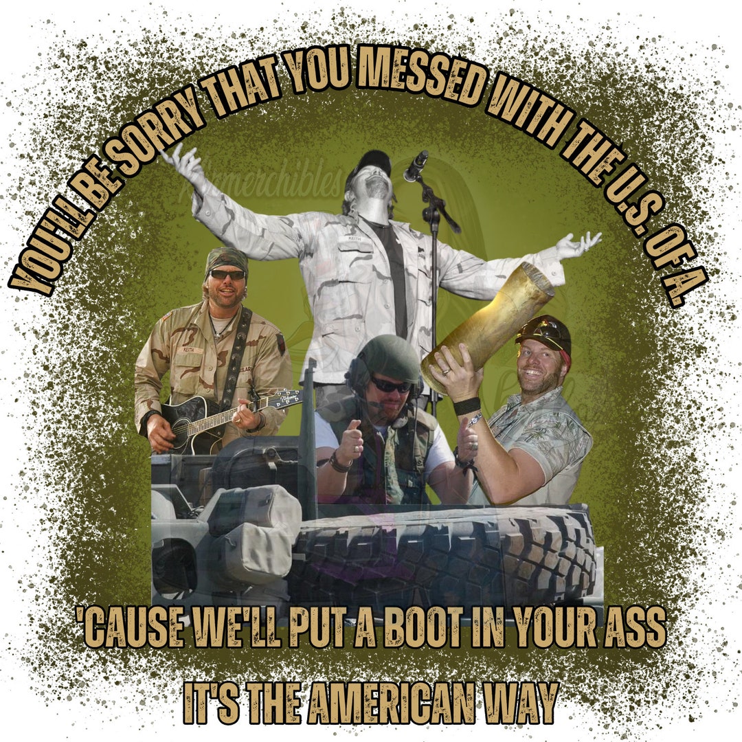 Toby Keith , Boot in Your Ass ,american PNG - Etsy