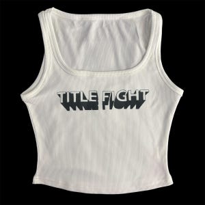 TF pop punk hardcore shoegaze band cropped tank top image 2