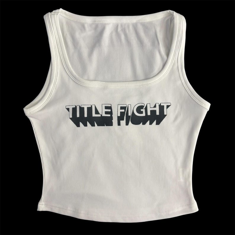 TF pop punk hardcore shoegaze band cropped tank top image 2