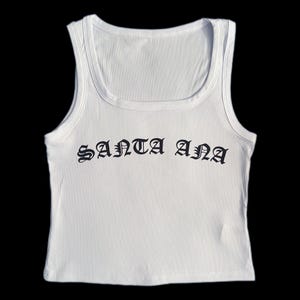 Santa Ana California old english tank top