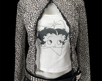 Betty star 1930s vintage flapper girl cropped tank top