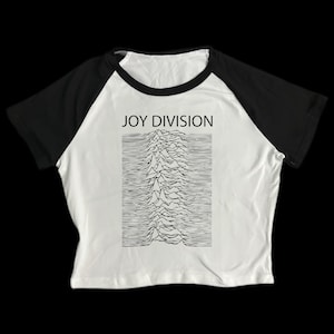 English post punk new wave band raglan cropped baby tee goth alt