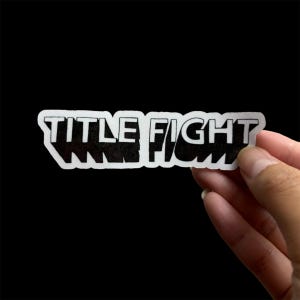 TF pop punk hardcore shoegaze band sticker for laptop, phone, notebook, journal, planner bild 1
