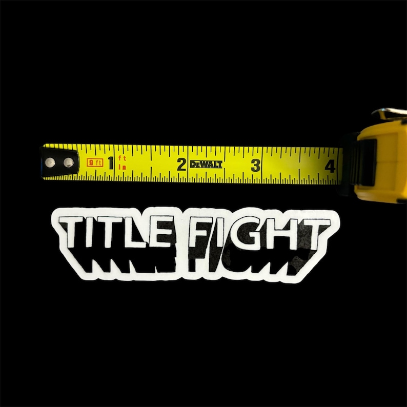 TF pop punk hardcore shoegaze band sticker for laptop, phone, notebook, journal, planner bild 3
