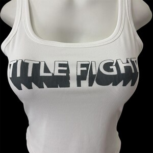 TF pop punk hardcore shoegaze band cropped tank top image 4