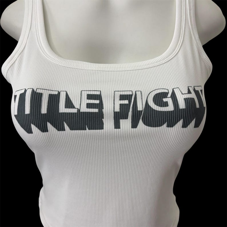TF pop punk hardcore shoegaze band cropped tank top image 4