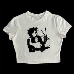 90s Gothic romantic fantasy film cropped t shirt
