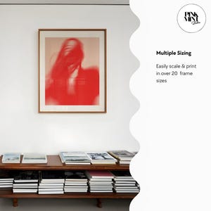 Psychedelic Art Print Trippy Art Print for Bedroom Gradient Prints Aura Poster for Living Room Funky Psychedelic Wall Art Fashion Prints image 3