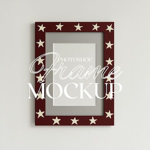 Artwork Frame Mockup, Poster Mockup PSD, Vintage Digital Frames, Picture Frame Mockup, 2:3 Aspect Frame Mockup, Retro Frame Mock Up / 2x3