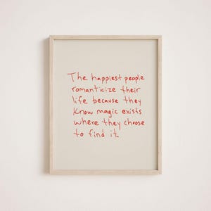 Trendy Positive Quote Print Inspirational Typography Poster Modern Minimalist Retro Wall Art Printable Decor Motivational Teacher Office Art image 1