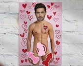 Pin the Junk on the Hunk, Junk on the Hunk, Hens Party Games, Pin the Tail on the Hunk, Bachelorette Party Supplies, Novelty Party Favors