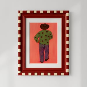 Vintage Rodeo Print Western Bedroom Print Cowboy Wall Art Rustic Mid Century Modern Decor Retro Horse Print Digital Download