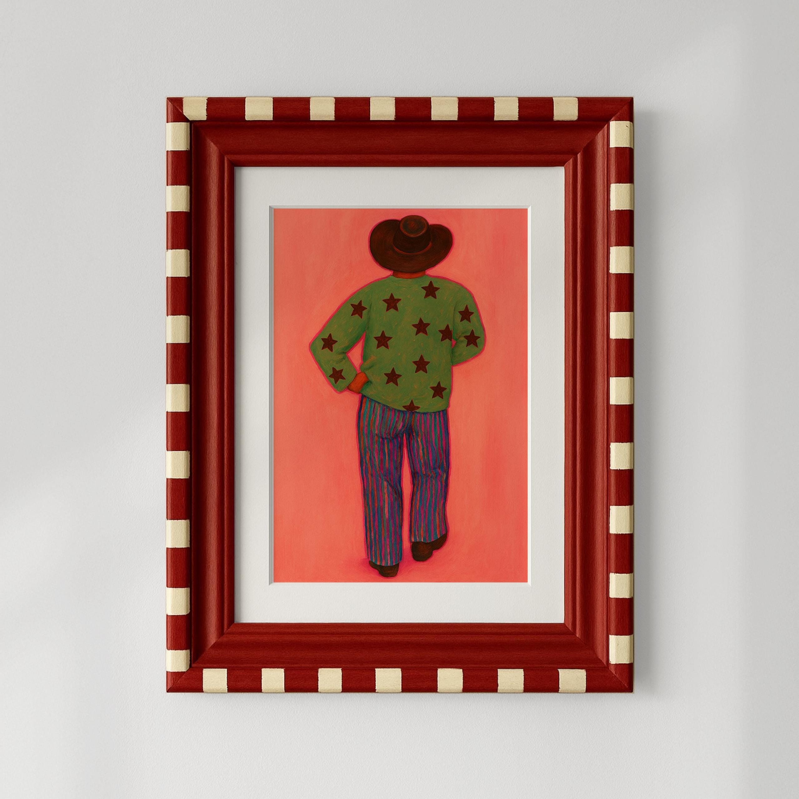 Vintage Rodeo Print Western Bedroom Print Cowboy Wall Art Rustic Mid Century Modern Decor Retro Horse Print Digital Download