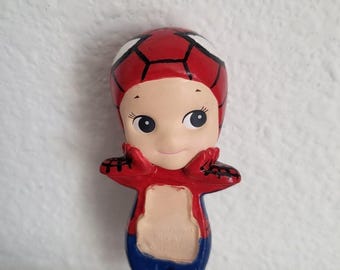 Custom Hand-Painted Spider Man Sonny Angel Hipper(Hands Up)