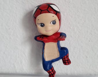 Custom Hand-Painted Spider Man Sonny Angel Hipper(Hands Down)
