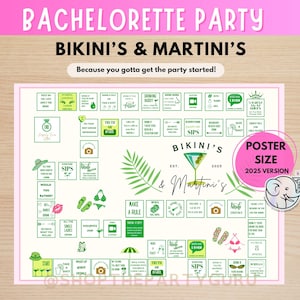 Bachelorette Party Drinking Game, Perfect for a Pool Party or Hen Party at the Beach, Gift for the Bride, Bridal Shower Activity