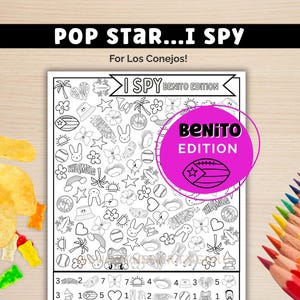 Coloring Page for Bunny Fans: Football Game Day Halftime Show Activity, (PDF)