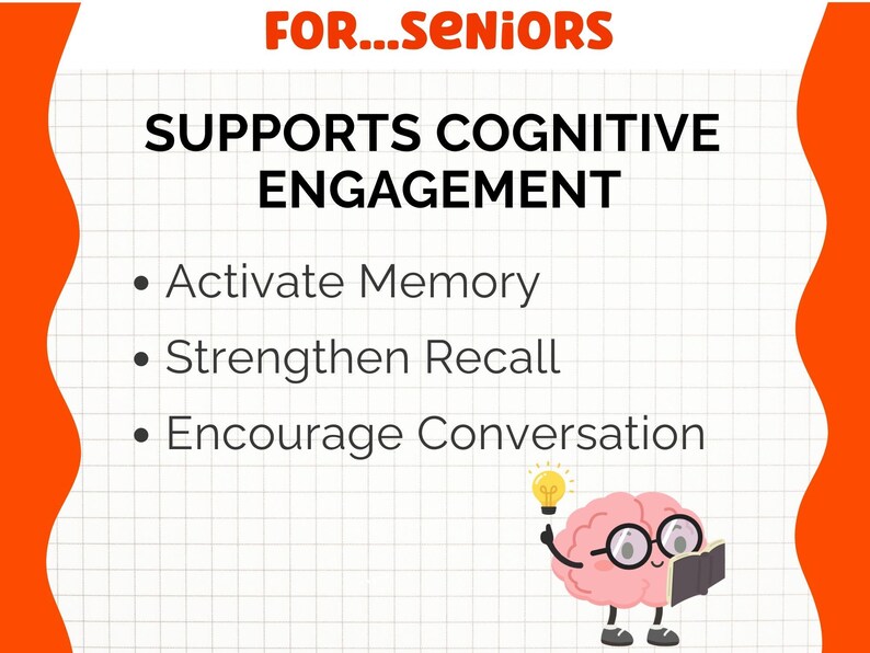 Memory Game Printable for Seniors | Boomer & Gen X Trivia Elderly Game ...