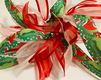 Lintscrunchie met Grinch-thema