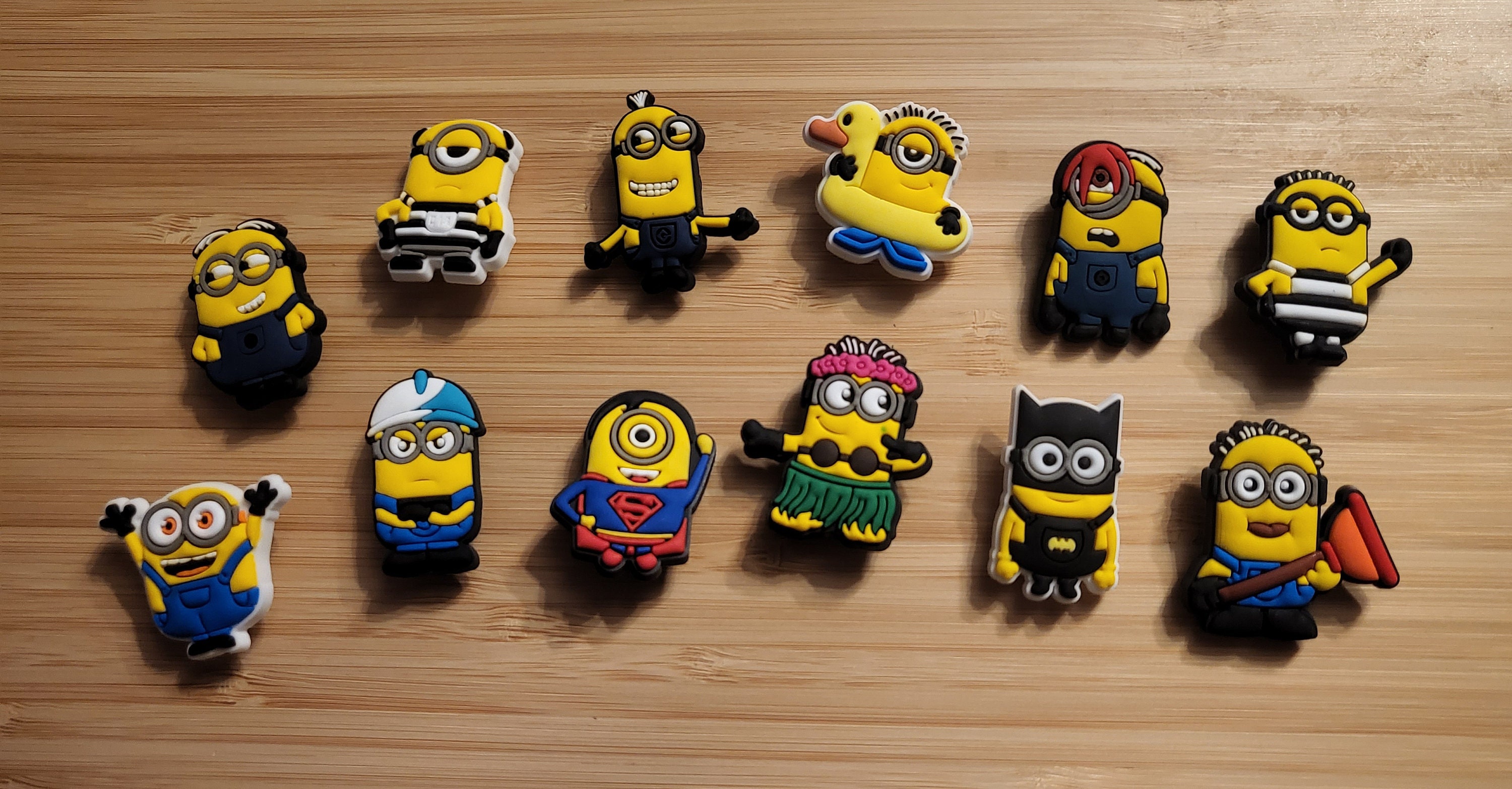 Minions Shoe Charms Fits Crocs Bundle Set of 12 Etsy