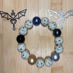 Op Onyx Storm geïnspireerd polsbandje voor draken Style 2
