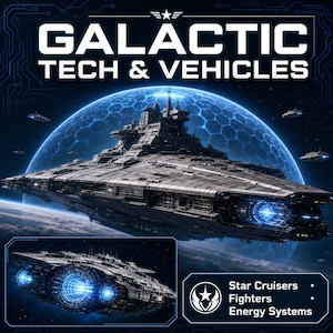 Galactic Tech & Vehicles Generator | Starship, Fighter, Energy Systems (HTML Software)