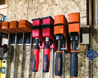 Updated Design - French Cleat Parallel Clamp Rack