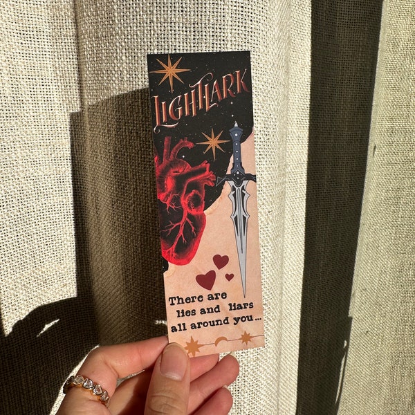 Lightlark double sided bookmark