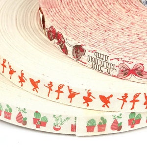 Handgemaakte bedrukte katoenen kant lint naaistof bruiloft decoratie cadeaupapier kerst lint diy naaien stof