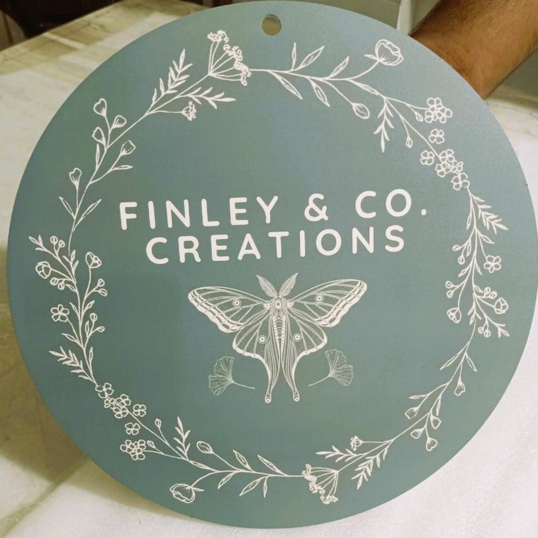 Custom Color Acrylic Business Sign, Personalized Office Sign, Modern 3D ...