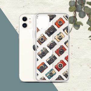 Aesthetic Phone Case - Vintage Camera iPhone Case, Unique Retro Style Cover, Perfect Gift for Photographers