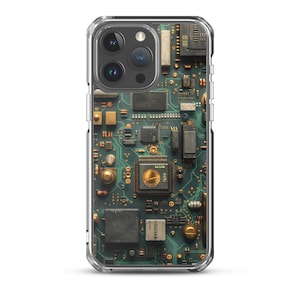 Techy Aesthetic Phone Case - iPhone Platinenmuster, schützendes und stilvolles Gadget, perfekte Nerd-Geschenkidee