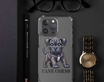 Cane Corso Dog Clear-telefoonhoesje: beschermende iPhone-cover
