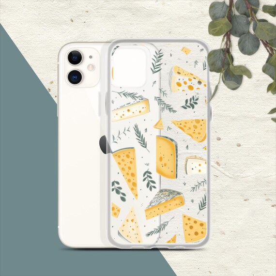 Cheese Lover Clear iPhone Case  Aesthetic Dairy Print - Etsy