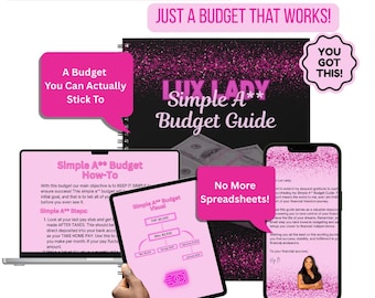 Simple Budget Guide ADHD Friendly Easy Budget For Beginners How-to Budget Learn how to budget Save Money Budget Money Help Finance Planner