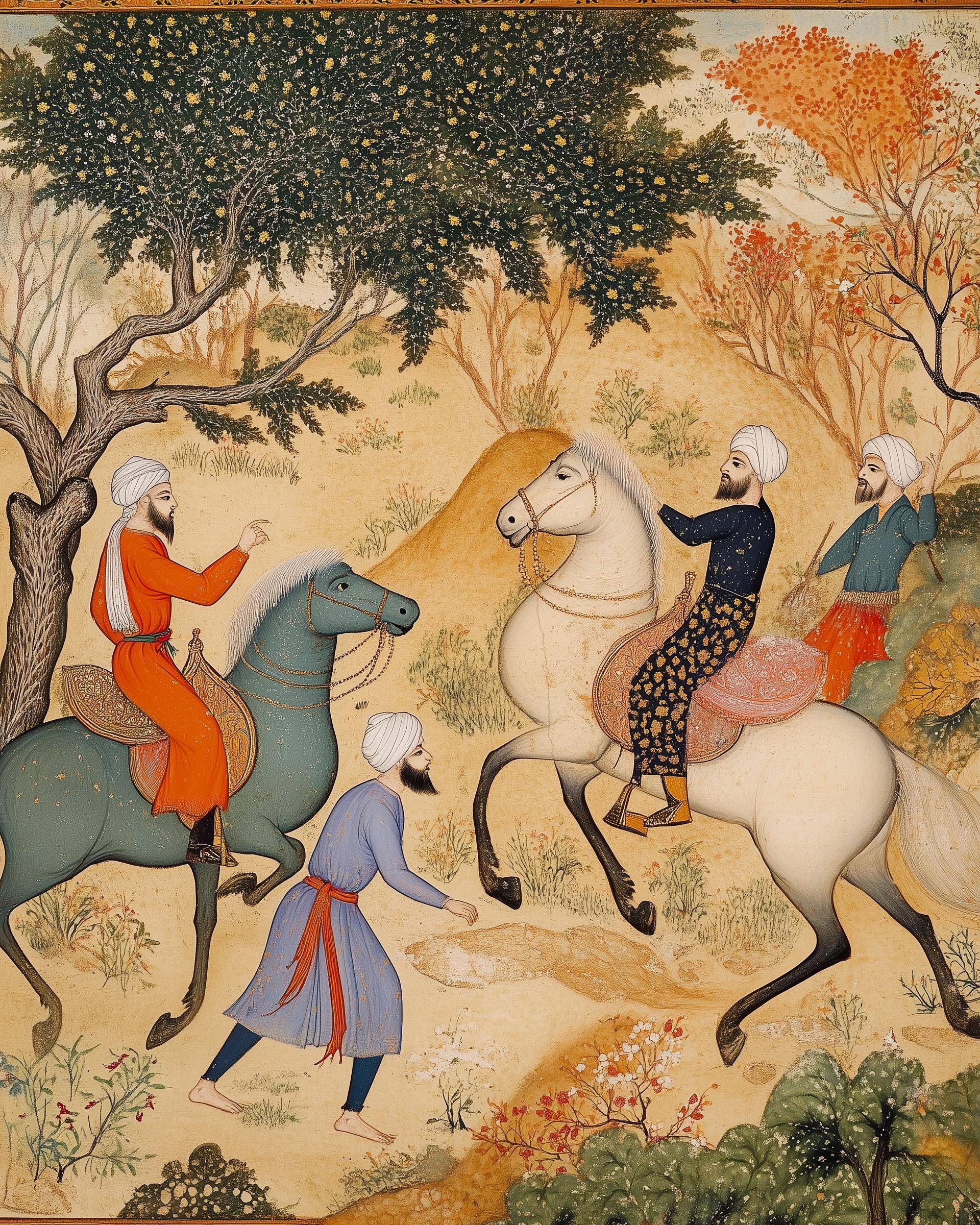 数量は多 イランのミニチュアアートブック ペルシャ語 Persian