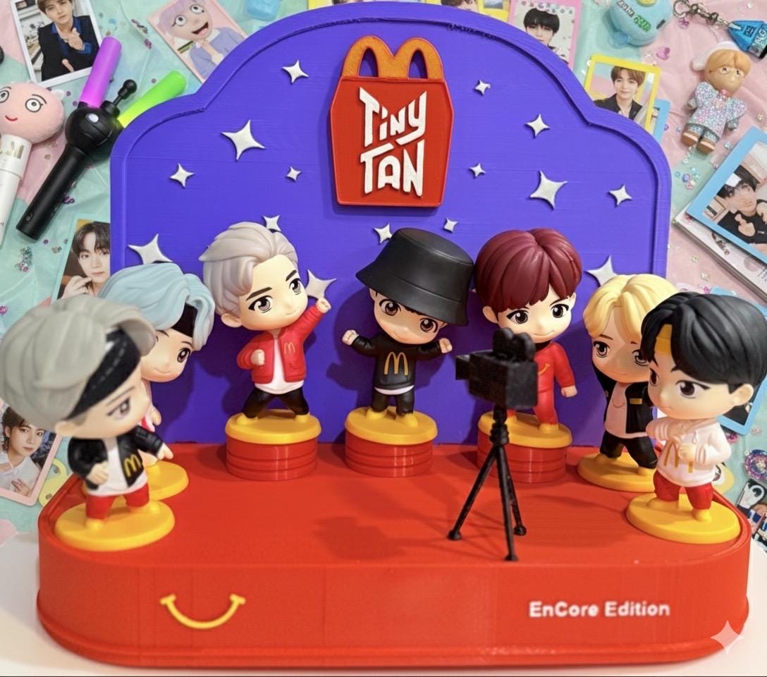 Tinytan Mcdonald's Display Stand-bts ENCORE EDITION Version (no