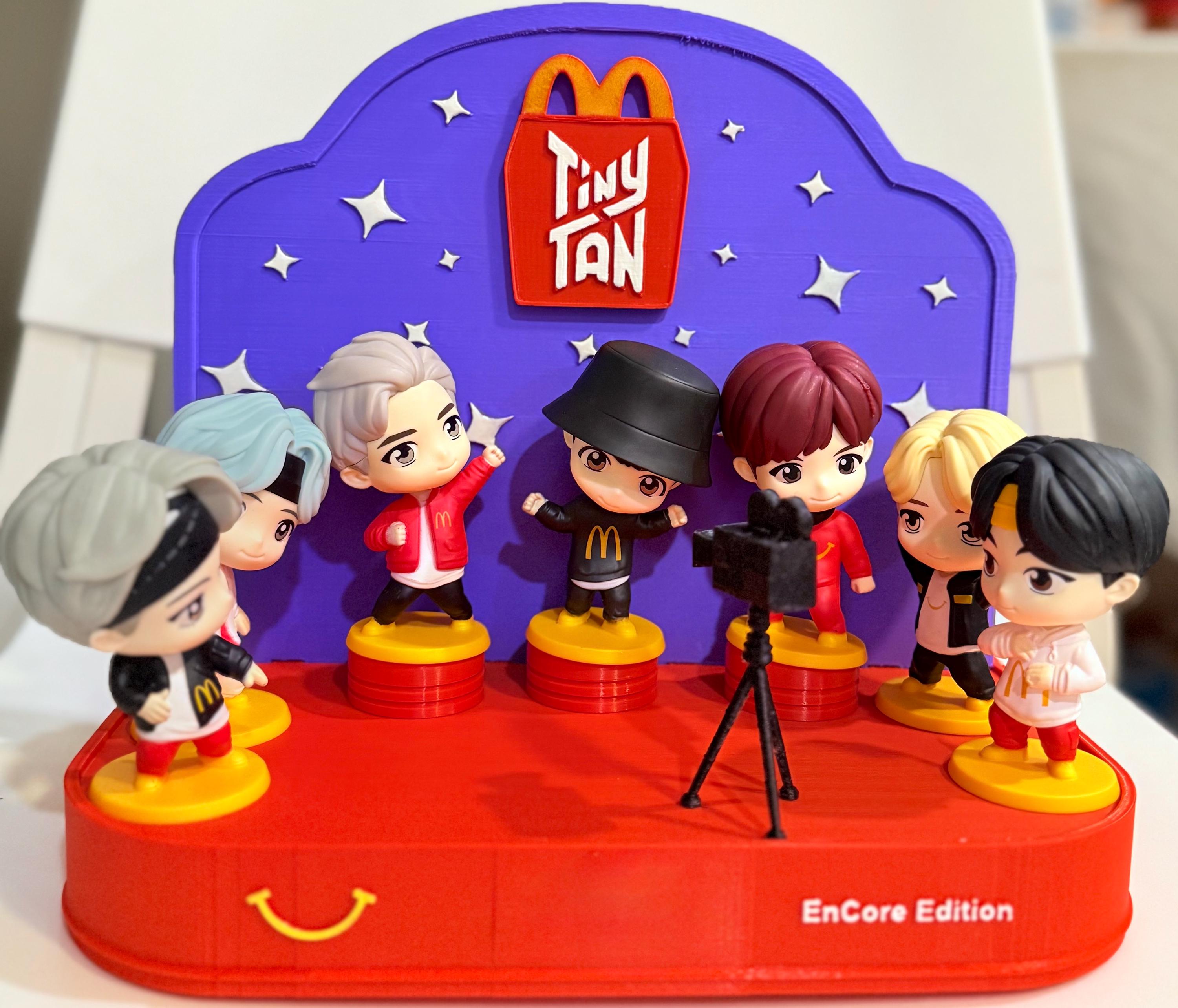 Tinytan Mcdonald's Display Stand-bts ENCORE EDITION Version (no