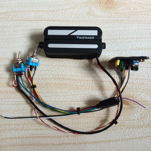 7-strängad sustainerpickup: 3 ljudlägen