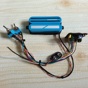 7-strängad sustainerpickup: 3 ljudlägen