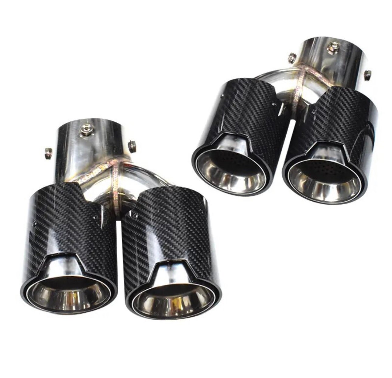 M PERFORMANCE Quad Exhaust Tips for M240I /M340I / M440I BMW 2020 Etsy