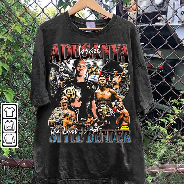 Vintage 90s Graphic Style Israel Adesanya T-Shirt - Israel Adesanya Hoodie - Retro Mixed Martial Artist Tee For Man and Woman Unisex T-Shirt