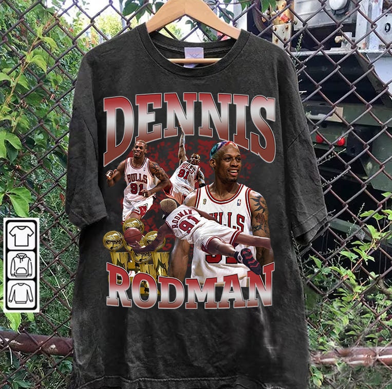 Dennis Rodman Hoodie - Etsy