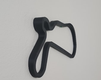 16" or 4" 3D Printed Big Willow Raceway Track Art with elevation  – Wall Decor