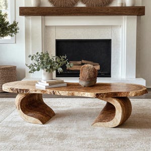 Handmade solid wood coffee table rstic end table farmhouse live edge table reclaimed wood side table living room table living room decor