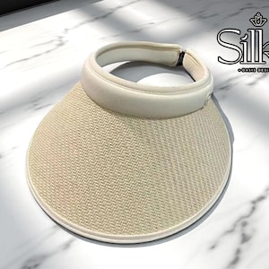 Wide Brim Visor Hat | Adjustable Straw Beach Shade | Lightweight Outdoor Accessory | Comfortable Summer Headwear | Fashionable Travel Gear