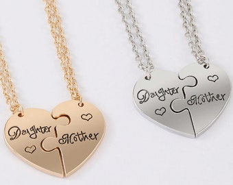 Handmade Fashionable & Concise Mommy'S GirlBoy DaughterSon Mother'S Day Gift, Personalized Zinc Alloy Necklace For Mother